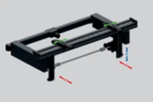 Tope trasero (backgauge) tipo X1-X2-R-Z1-Z2